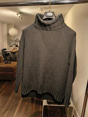 Patagonia Women's Off Country Turtleneck Sweater Black Medium 50570 FA18